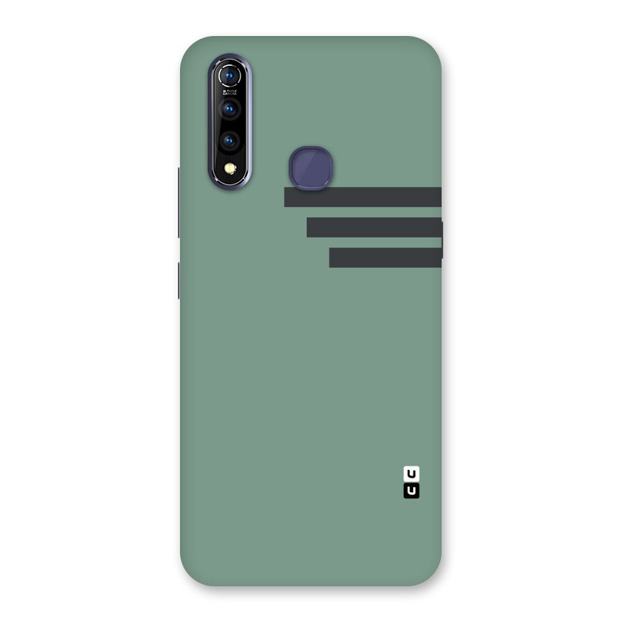 Solid Sports Stripe Back Case for Vivo Z1 Pro