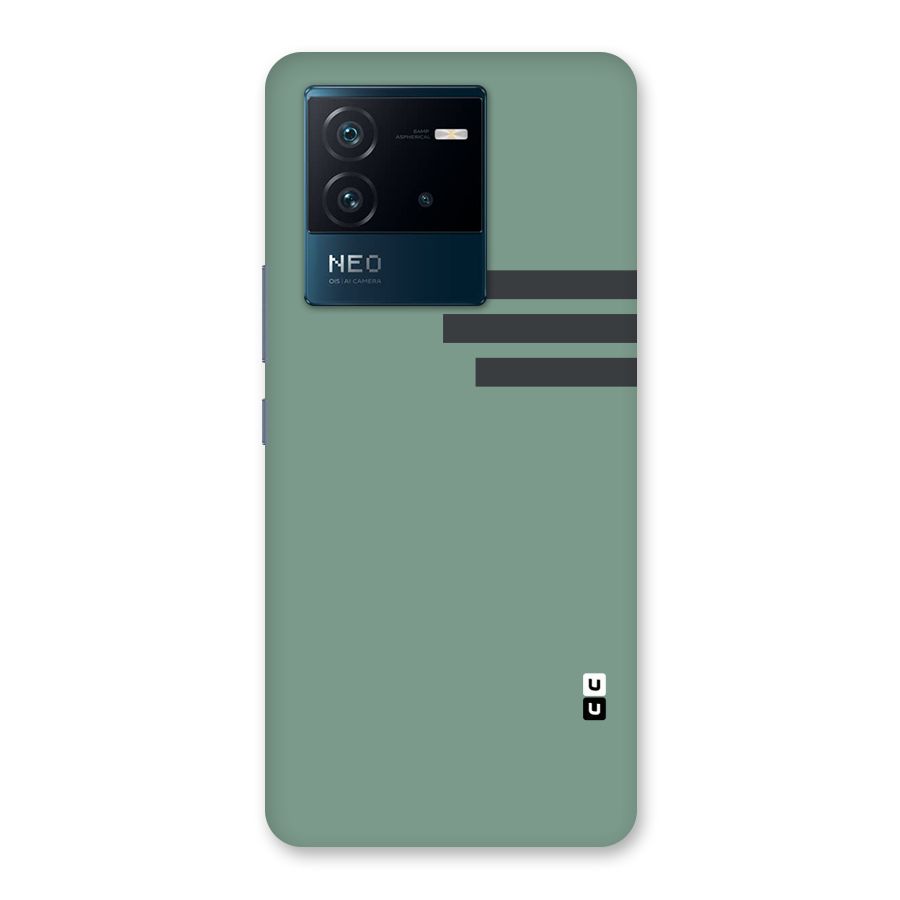 Solid Sports Stripe Back Case for Vivo iQOO Neo 6 5G