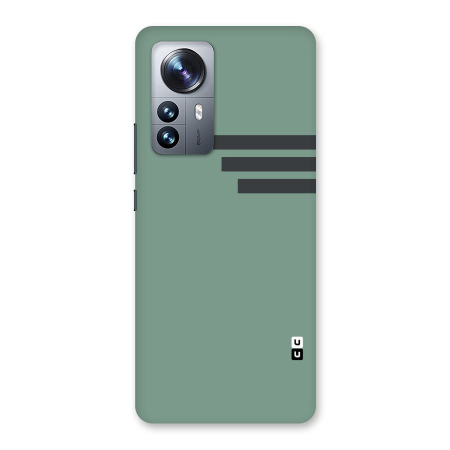 Solid Sports Stripe Back Case for Xiaomi 12 Pro