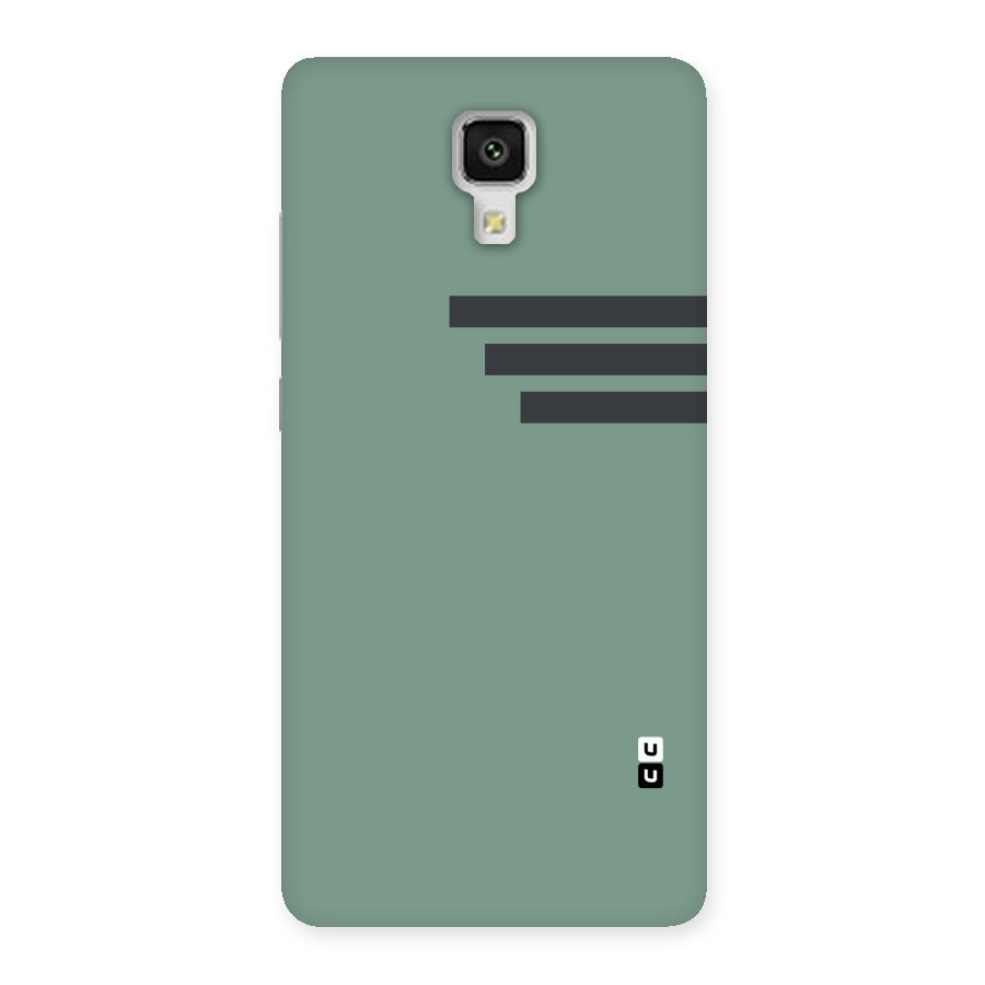 Solid Sports Stripe Back Case for Xiaomi Mi 4