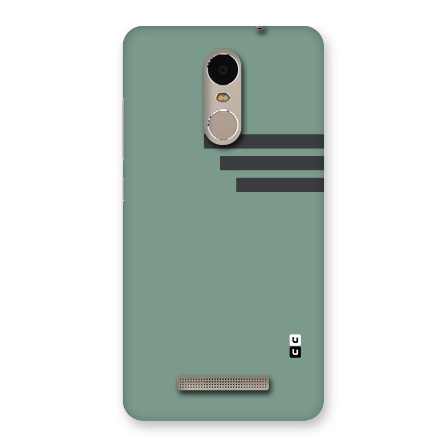 Solid Sports Stripe Back Case for Xiaomi Redmi Note 3