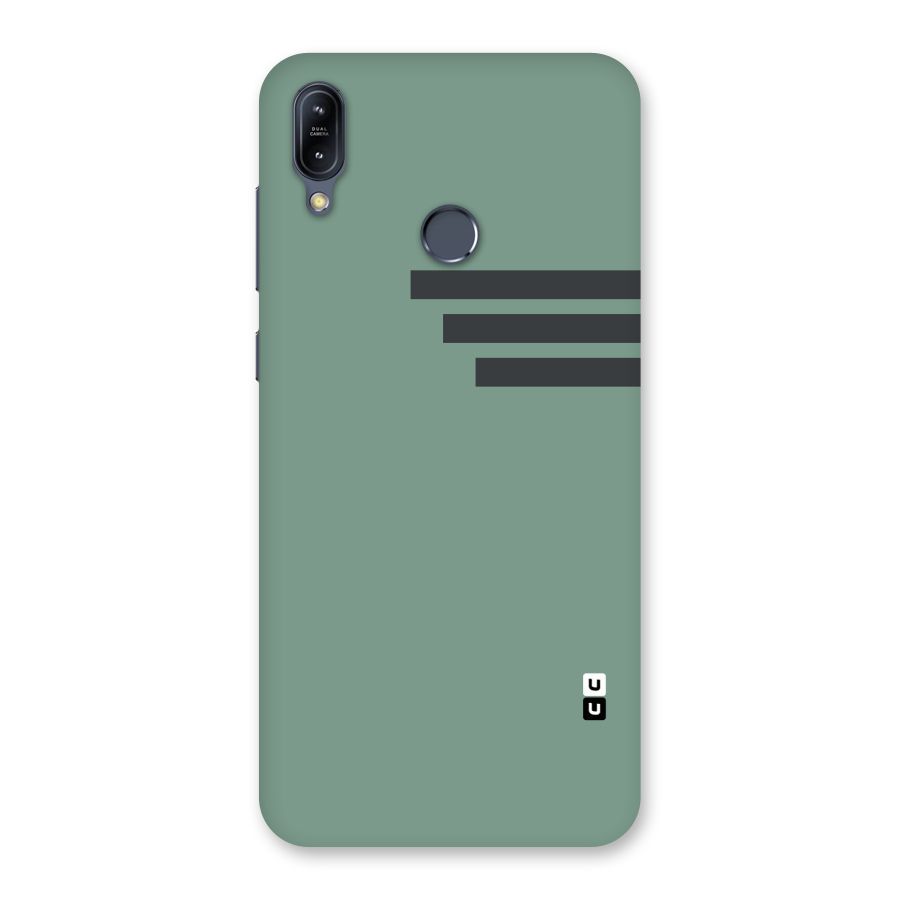 Solid Sports Stripe Back Case for Zenfone Max M2