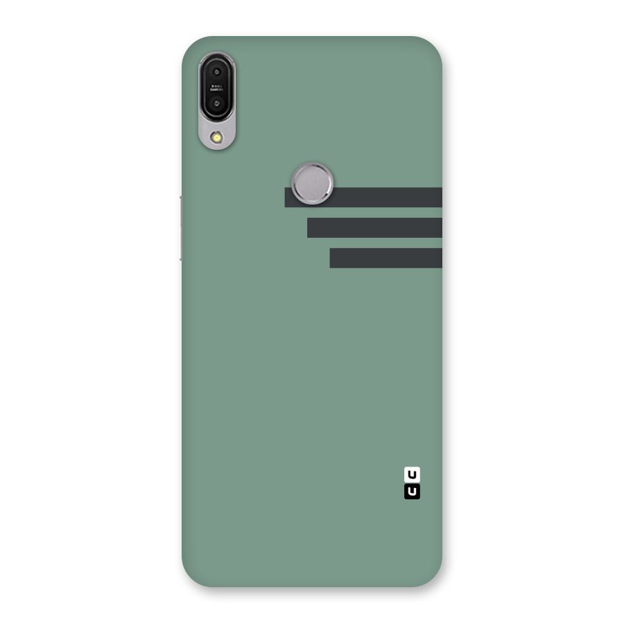 Solid Sports Stripe Back Case for Zenfone Max Pro M1