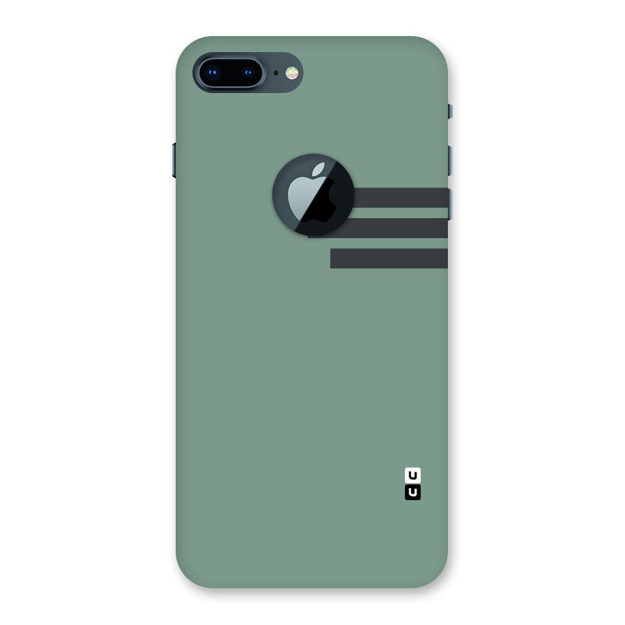 Solid Sports Stripe Back Case for iPhone 7 Plus Logo Cut