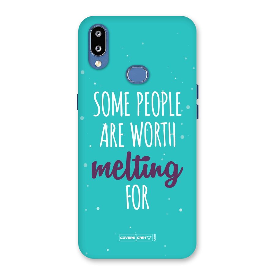 Some People Are Worth Melting For Back Case for Galaxy M01s