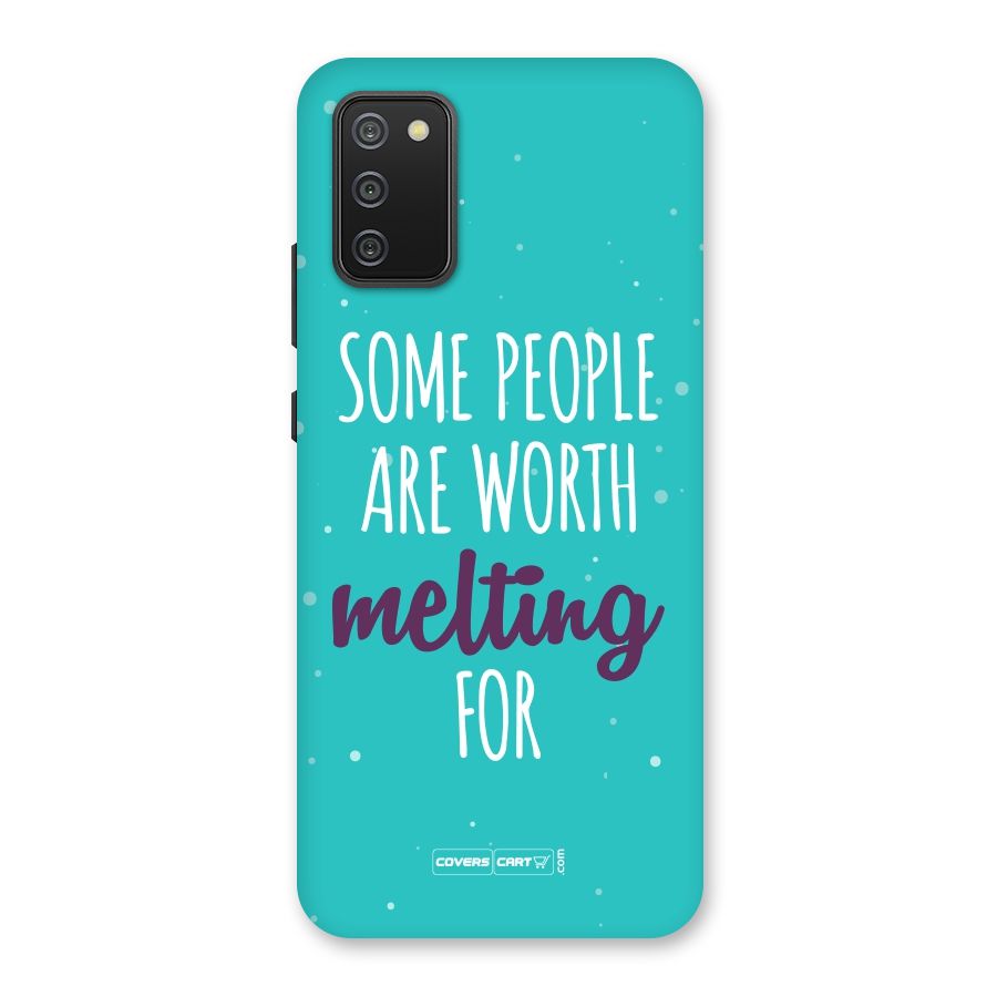 Some People Are Worth Melting For Back Case for Galaxy M02s
