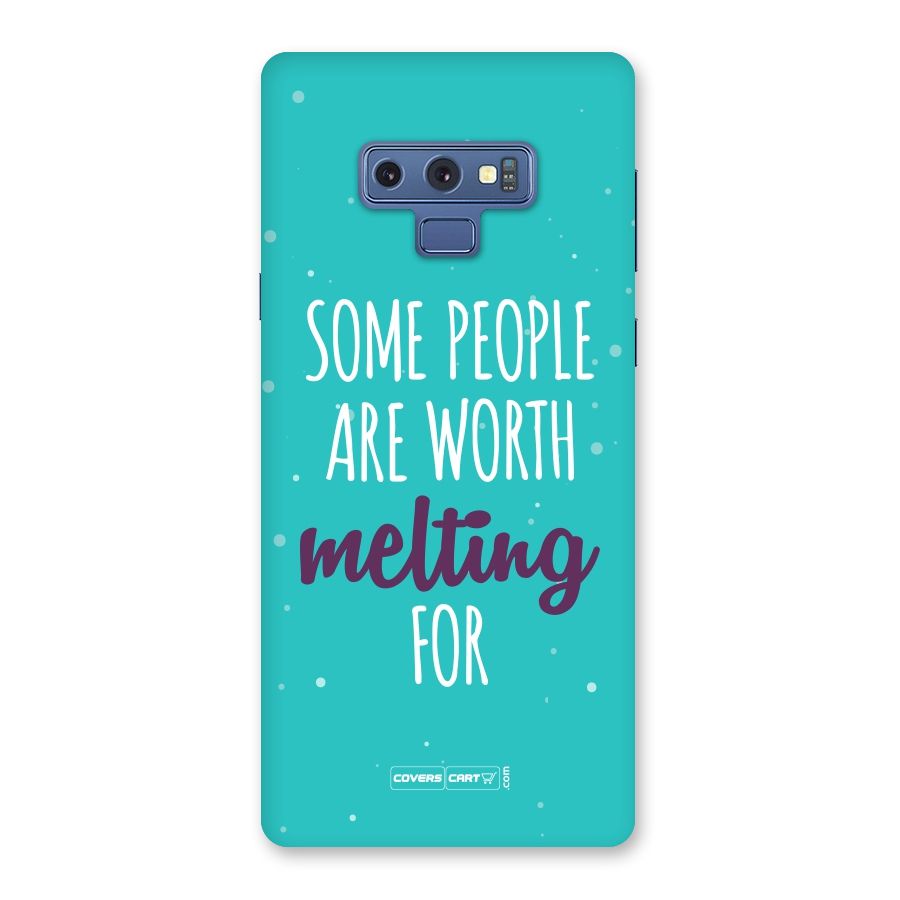 Some People Are Worth Melting For Back Case for Galaxy Note 9