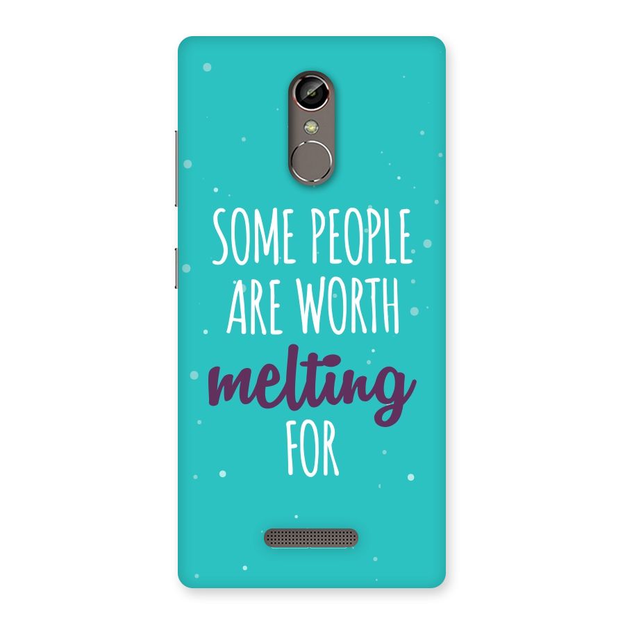 Some People Are Worth Melting For Back Case for Gionee S6s