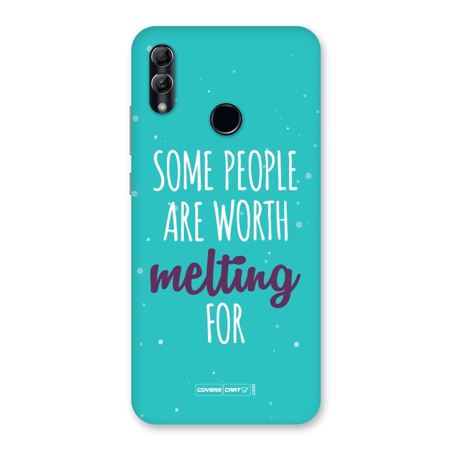Some People Are Worth Melting For Back Case for Honor 10 Lite