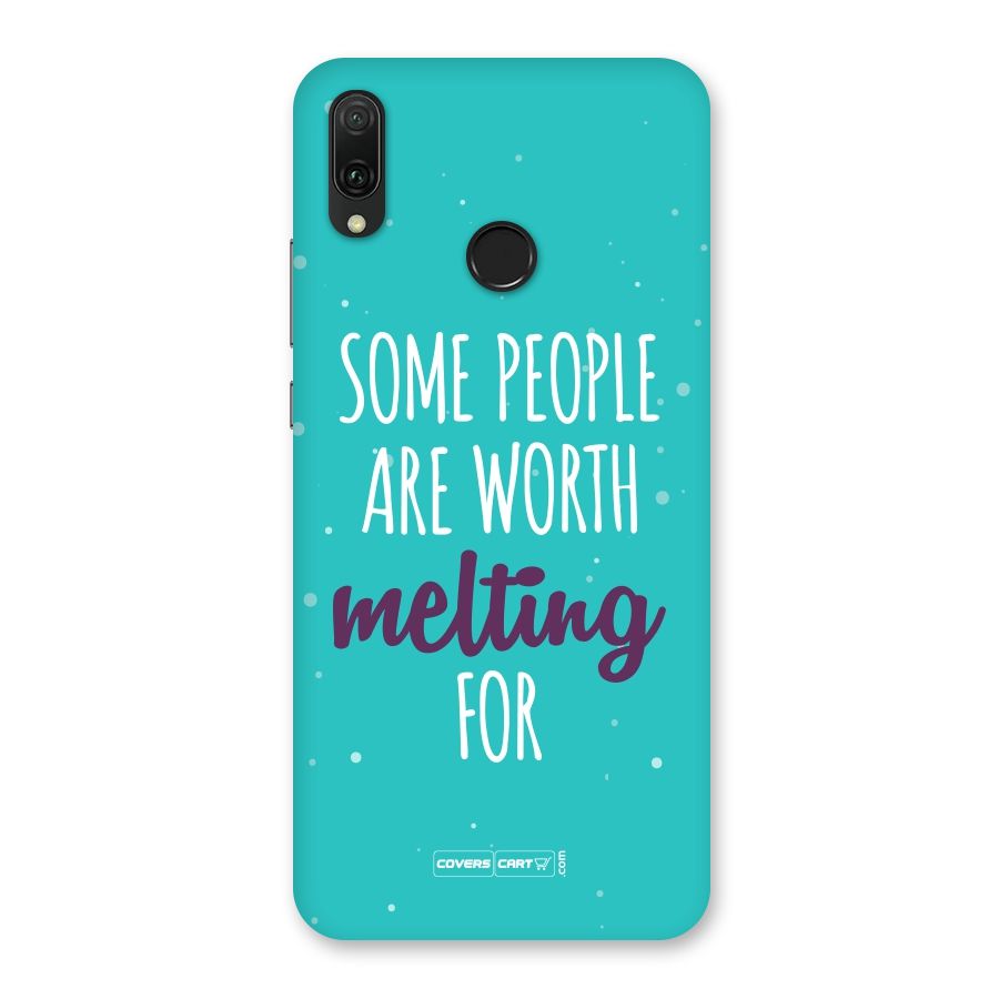 Some People Are Worth Melting For Back Case for Huawei Y9 (2019)