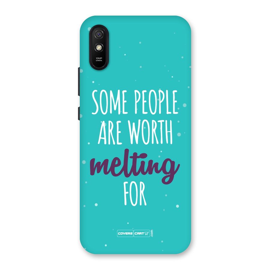 Some People Are Worth Melting For Back Case for Redmi 9A