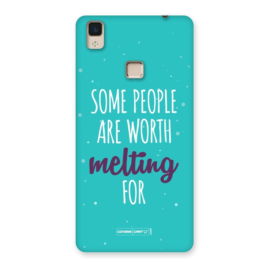 Some People Are Worth Melting For Back Case for V3 Max
