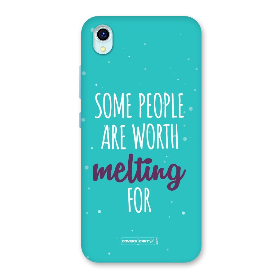 Some People Are Worth Melting For Back Case for Vivo Y1s