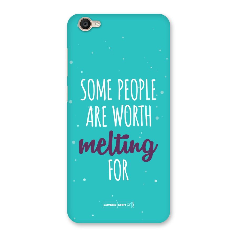 Some People Are Worth Melting For Back Case for Vivo Y55s