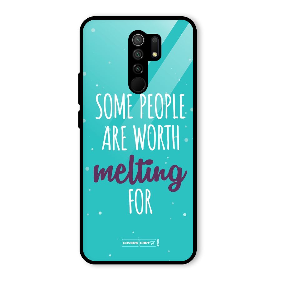 Some People Are Worth Melting For Glass Back Case for Poco M2