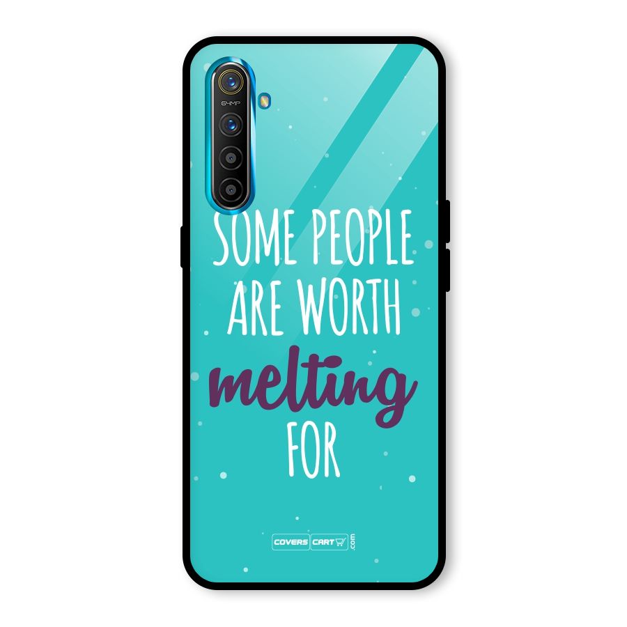 Some People Are Worth Melting For Glass Back Case for Realme X2