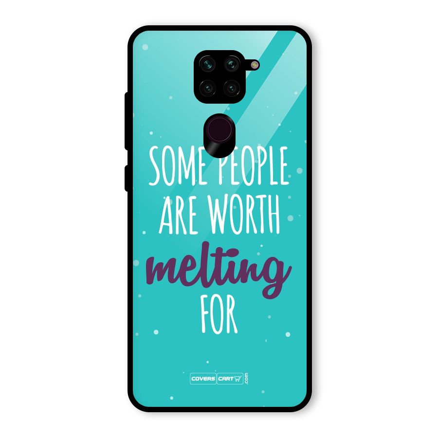 Some People Are Worth Melting For Glass Back Case for Redmi Note 9