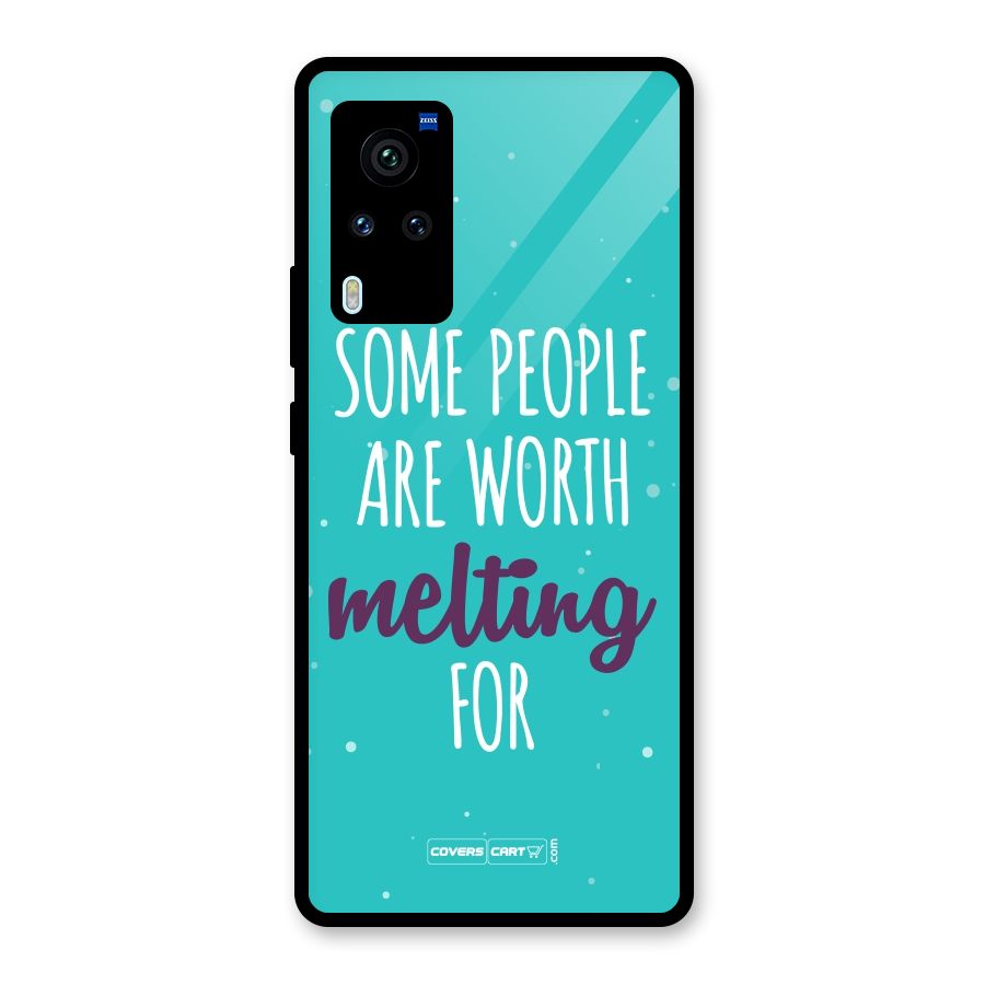 Some People Are Worth Melting For Glass Back Case for Vivo X60 Pro