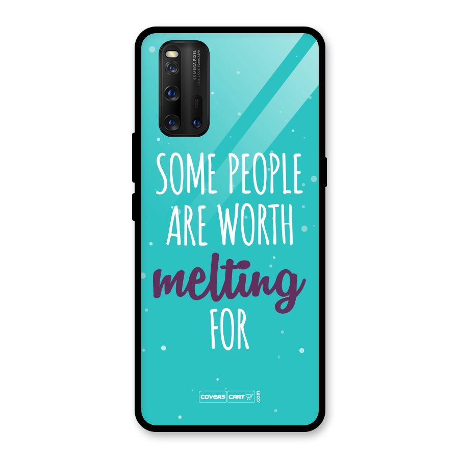 Some People Are Worth Melting For Glass Back Case for Vivo iQOO 3