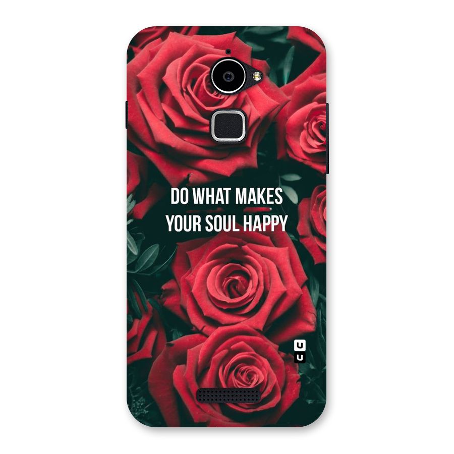 Soul Happy Back Case for Coolpad Note 3 Lite