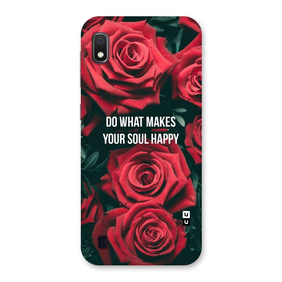 Soul Happy Back Case for Galaxy A10