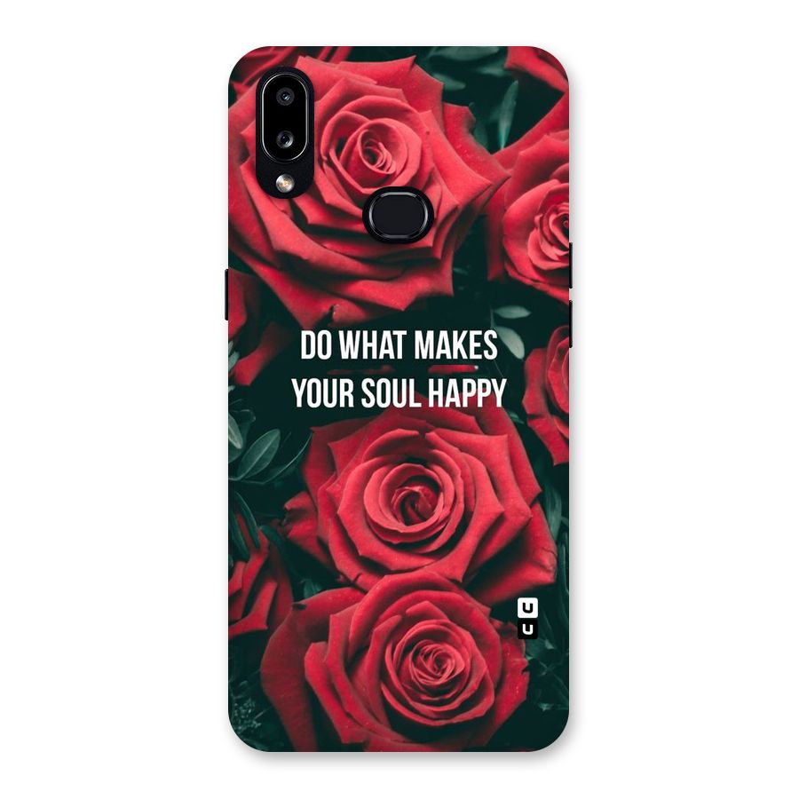 Soul Happy Back Case for Galaxy A10s