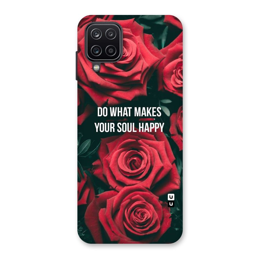 Soul Happy Back Case for Galaxy A12