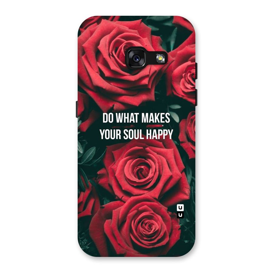 Soul Happy Back Case for Galaxy A3 (2017)