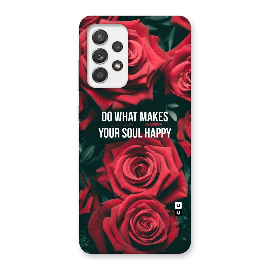 Soul Happy Back Case for Galaxy A52