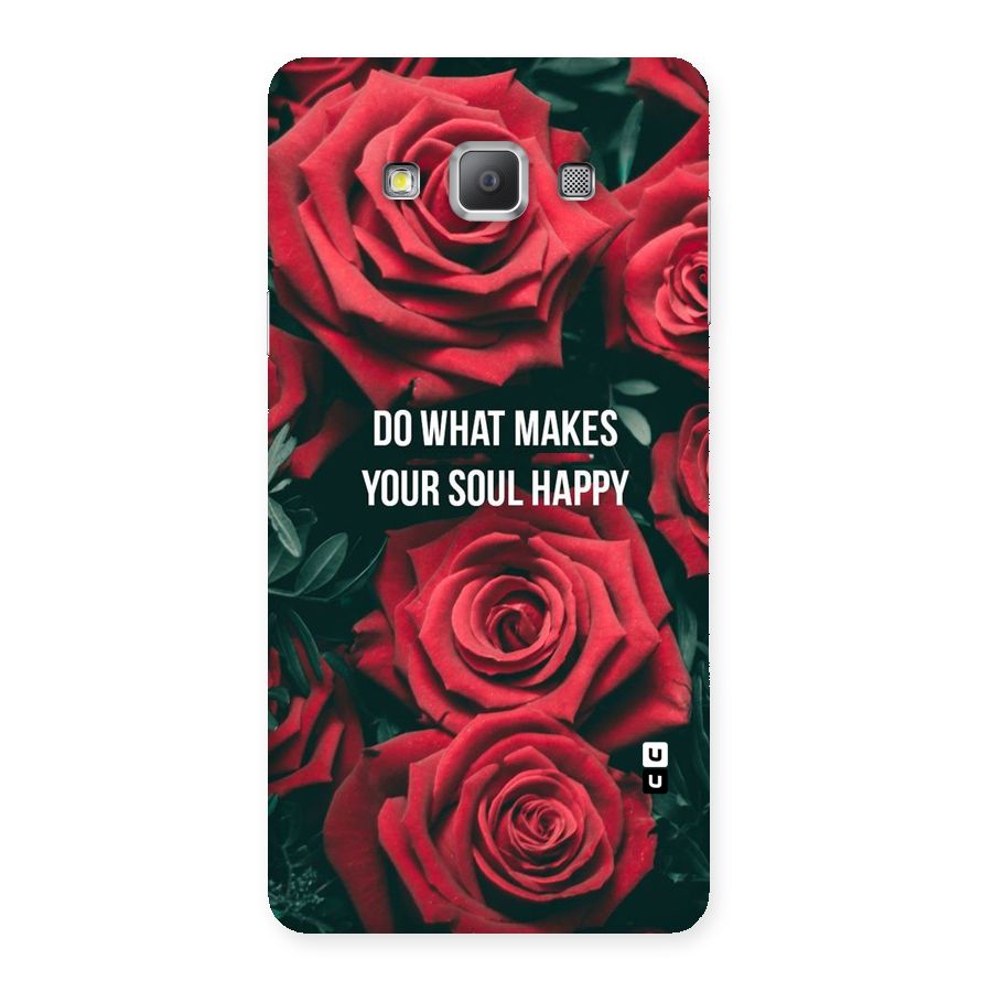 Soul Happy Back Case for Galaxy A7
