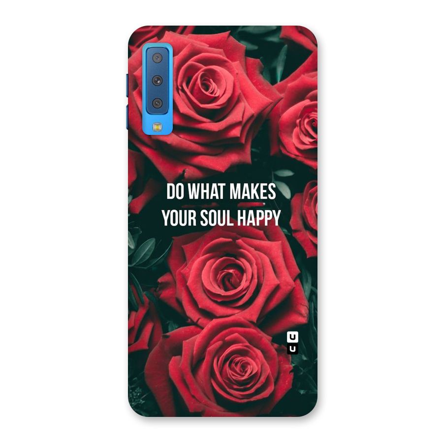 Soul Happy Back Case for Galaxy A7 (2018)