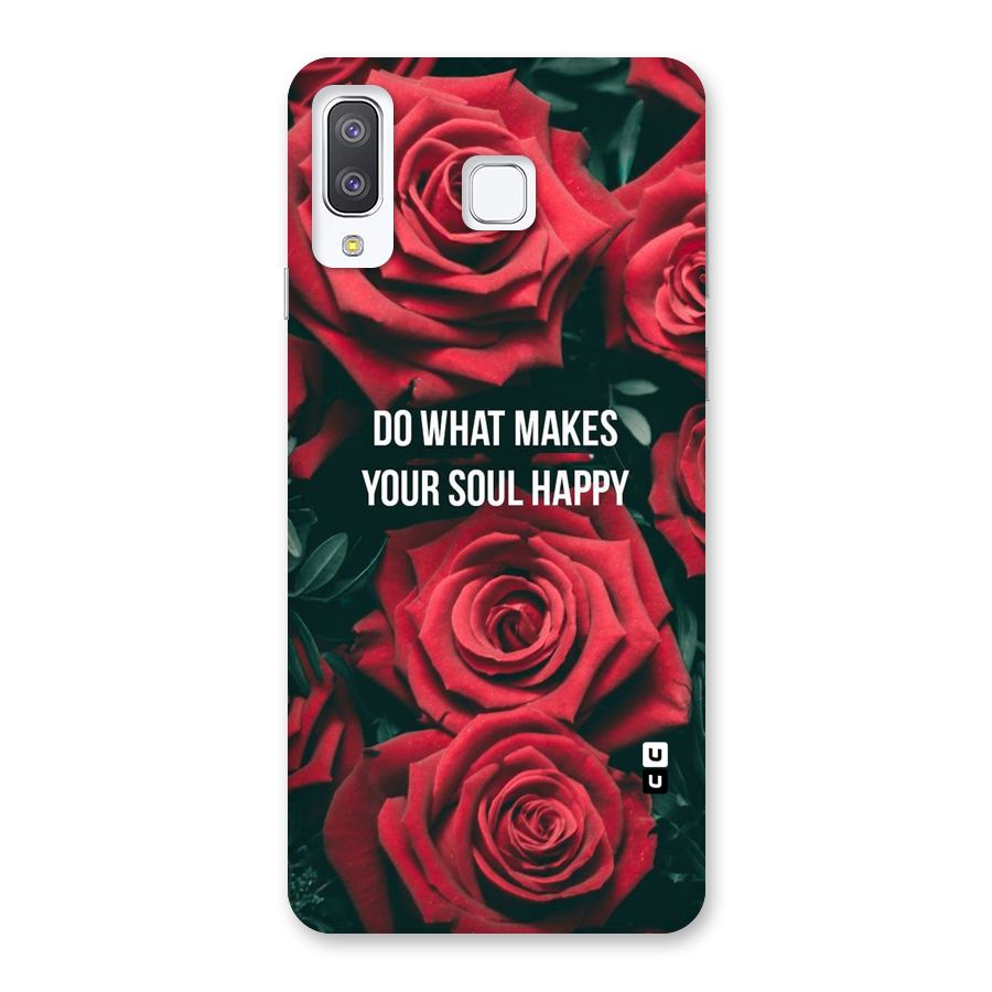 Soul Happy Back Case for Galaxy A8 Star