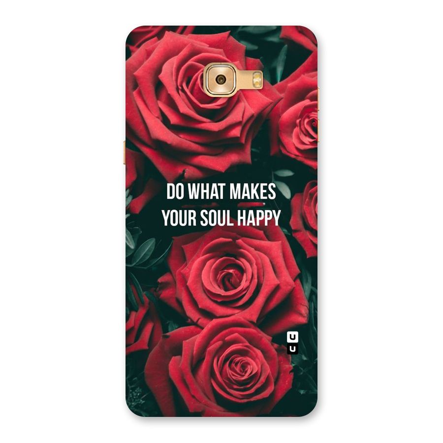 Soul Happy Back Case for Galaxy C9 Pro