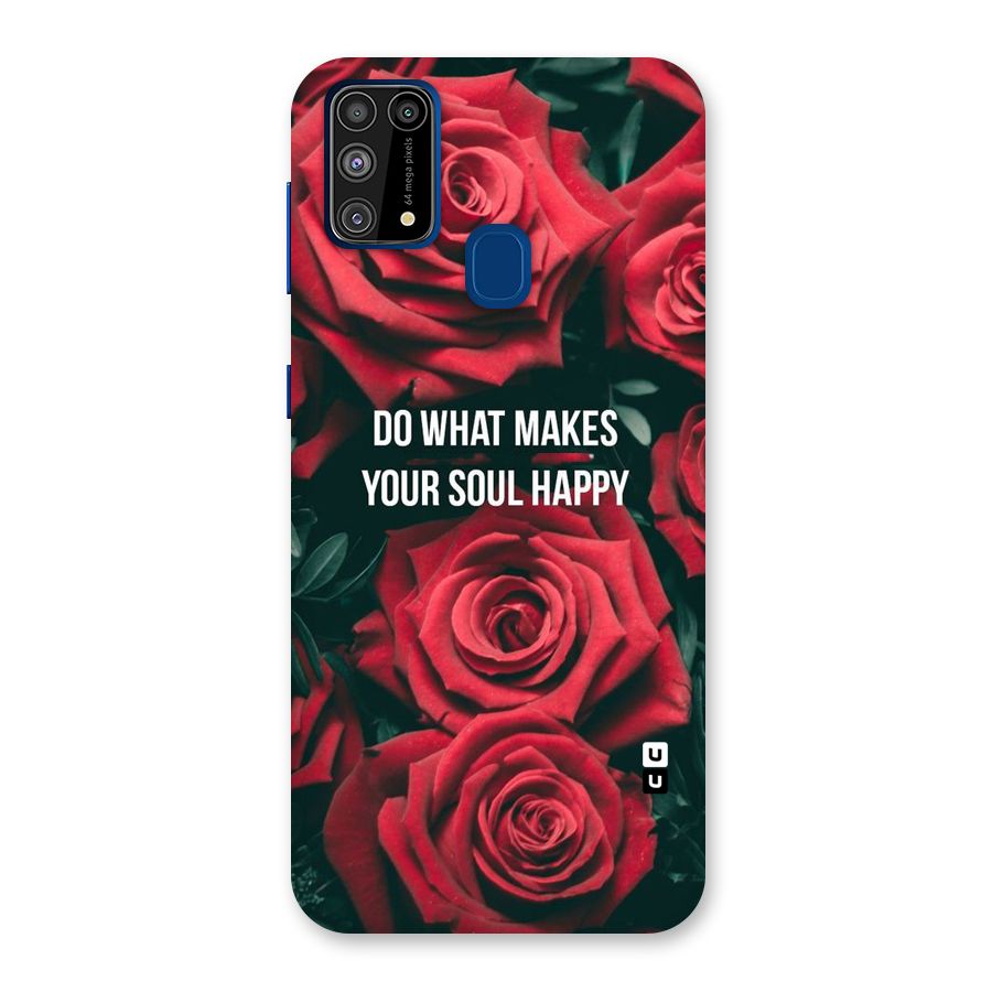 Soul Happy Back Case for Galaxy F41