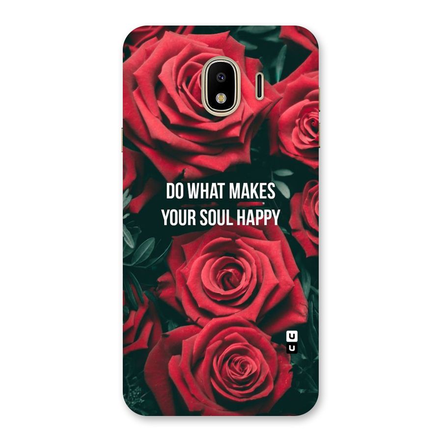 Soul Happy Back Case for Galaxy J4