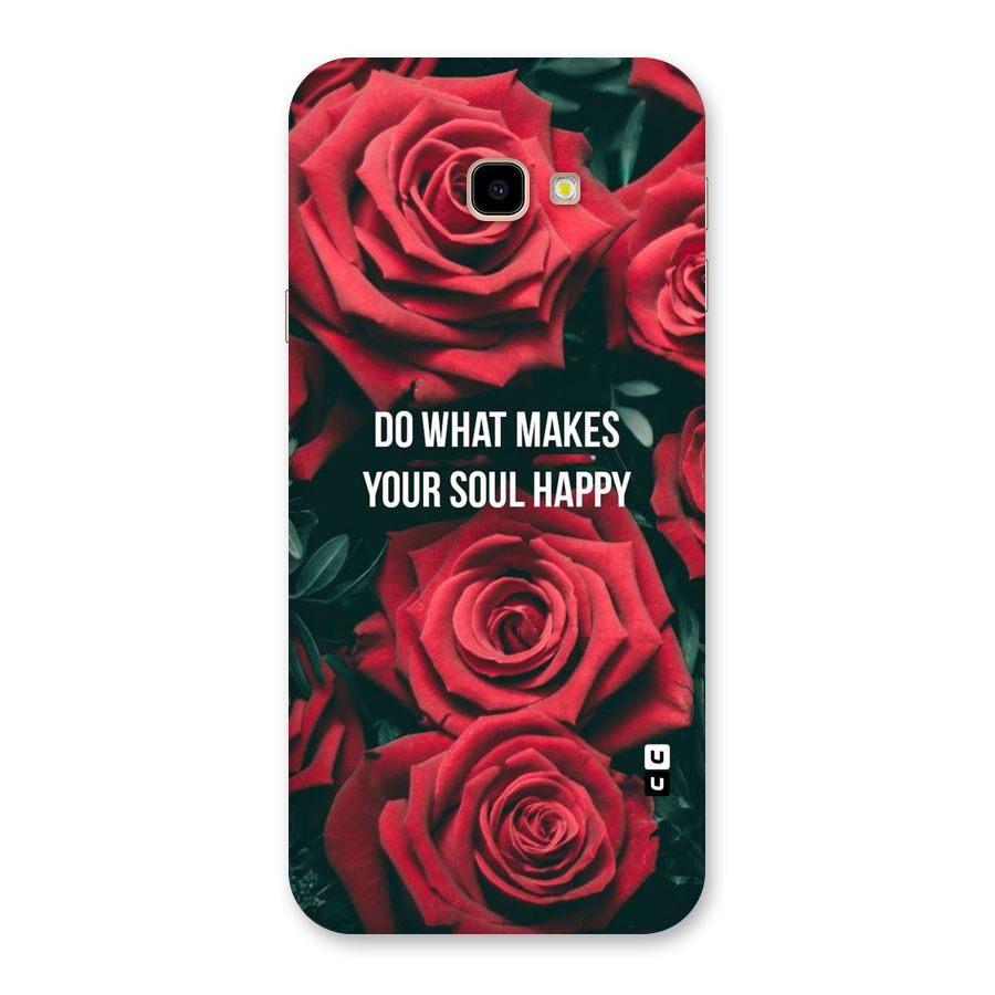Soul Happy Back Case for Galaxy J4 Plus