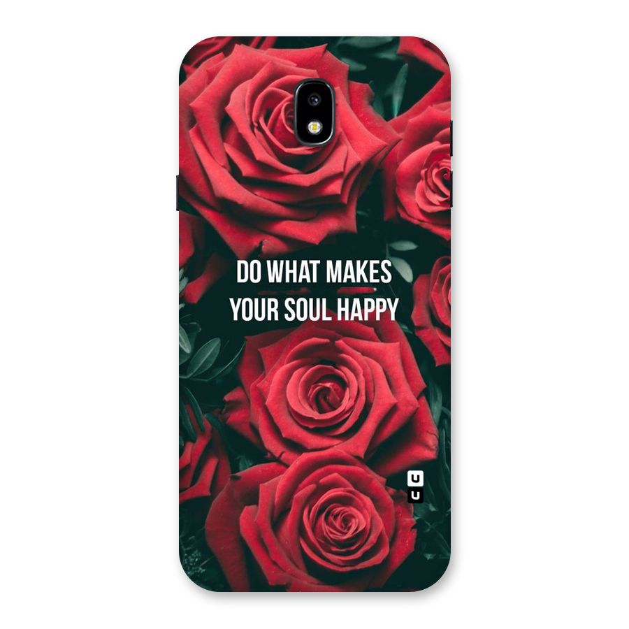 Soul Happy Back Case for Galaxy J7 Pro