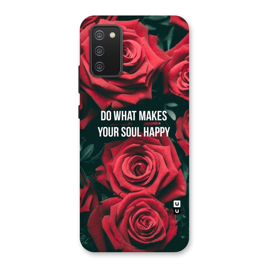 Soul Happy Back Case for Galaxy M02s