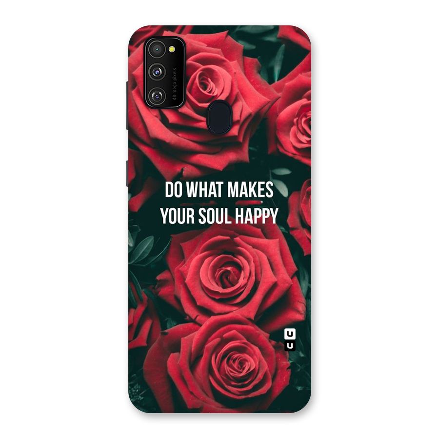 Soul Happy Back Case for Galaxy M30s