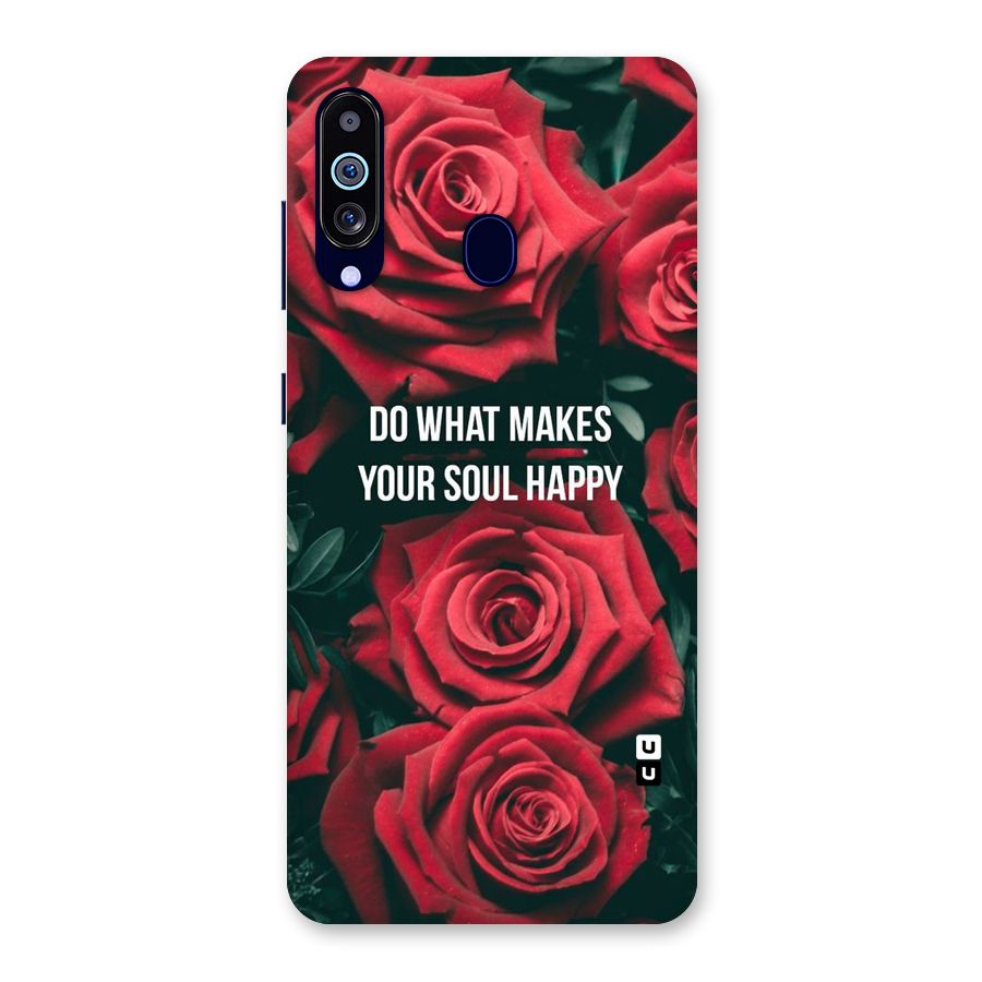 Soul Happy Back Case for Galaxy M40
