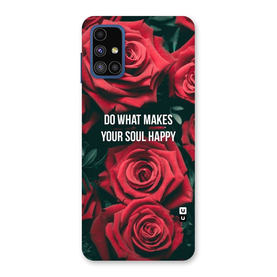 Soul Happy Back Case for Galaxy M51