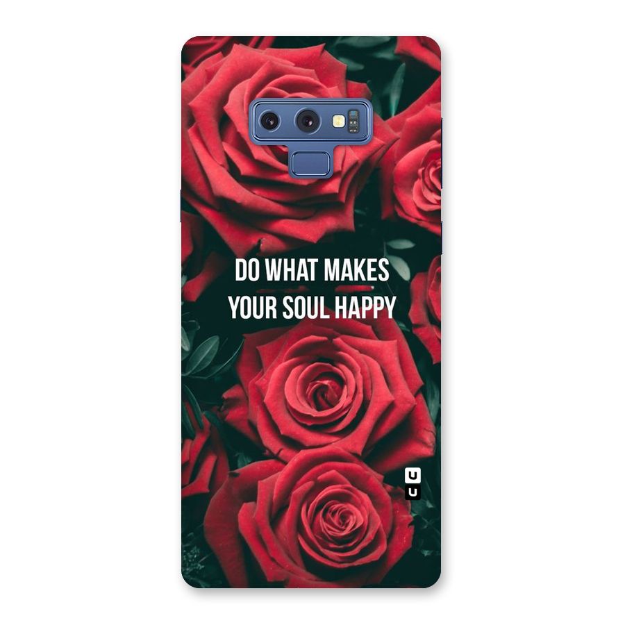 Soul Happy Back Case for Galaxy Note 9