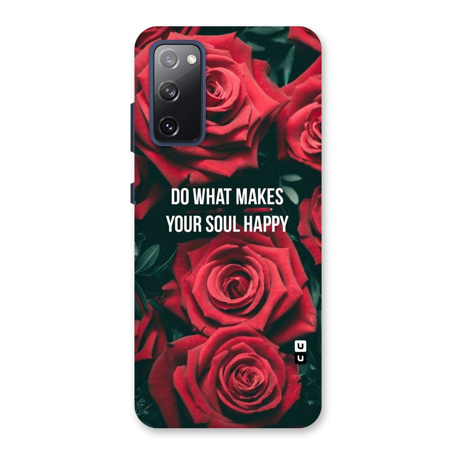 Soul Happy Back Case for Galaxy S20 FE
