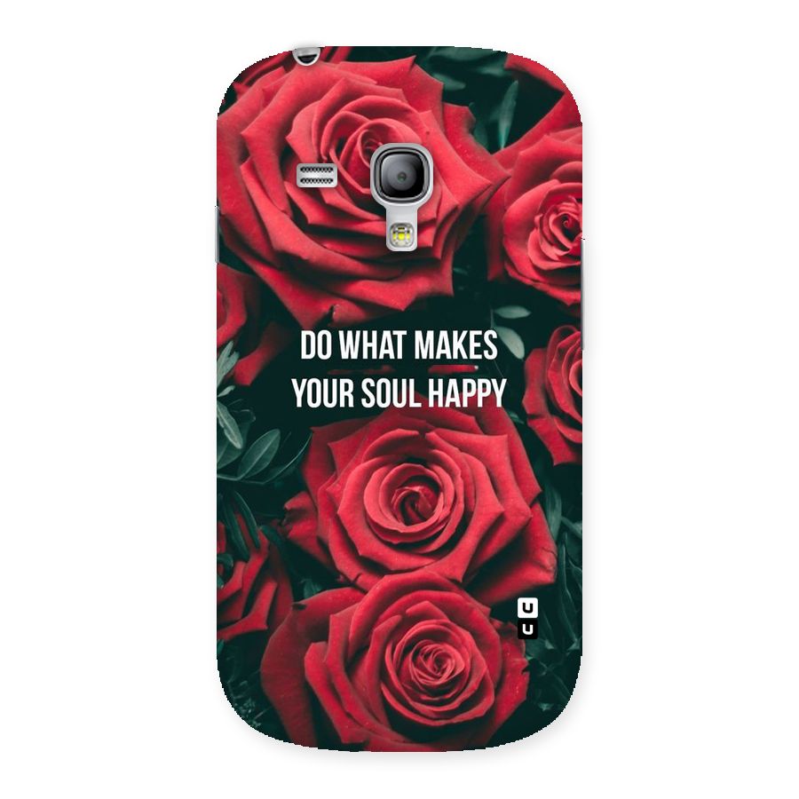 Soul Happy Back Case for Galaxy S3 Mini