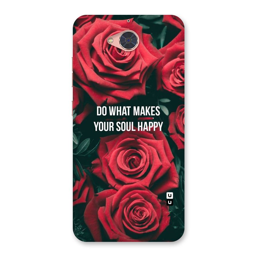 Soul Happy Back Case for Gionee S6 Pro