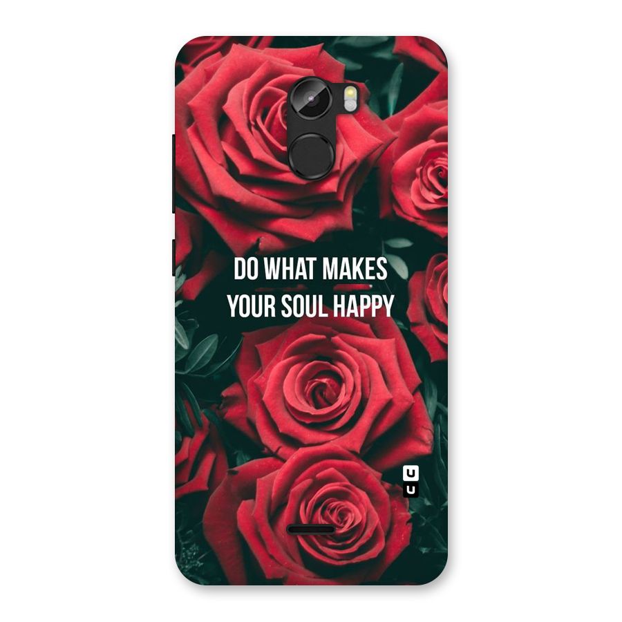 Soul Happy Back Case for Gionee X1