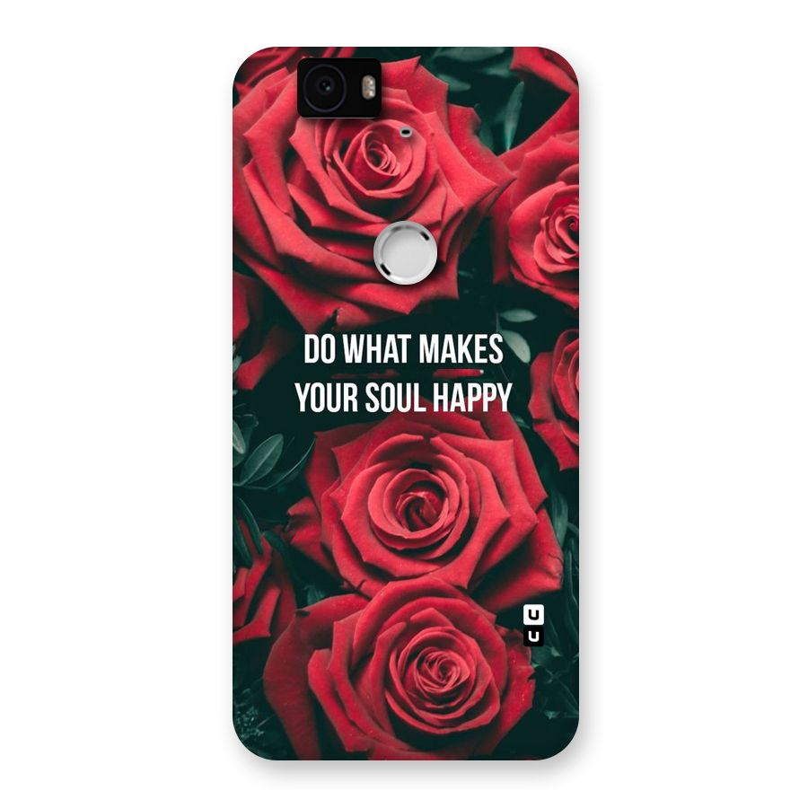 Soul Happy Back Case for Google Nexus-6P
