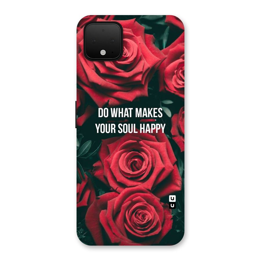Soul Happy Back Case for Google Pixel 4 XL