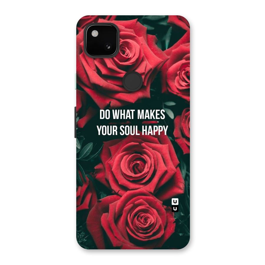 Soul Happy Back Case for Google Pixel 4a