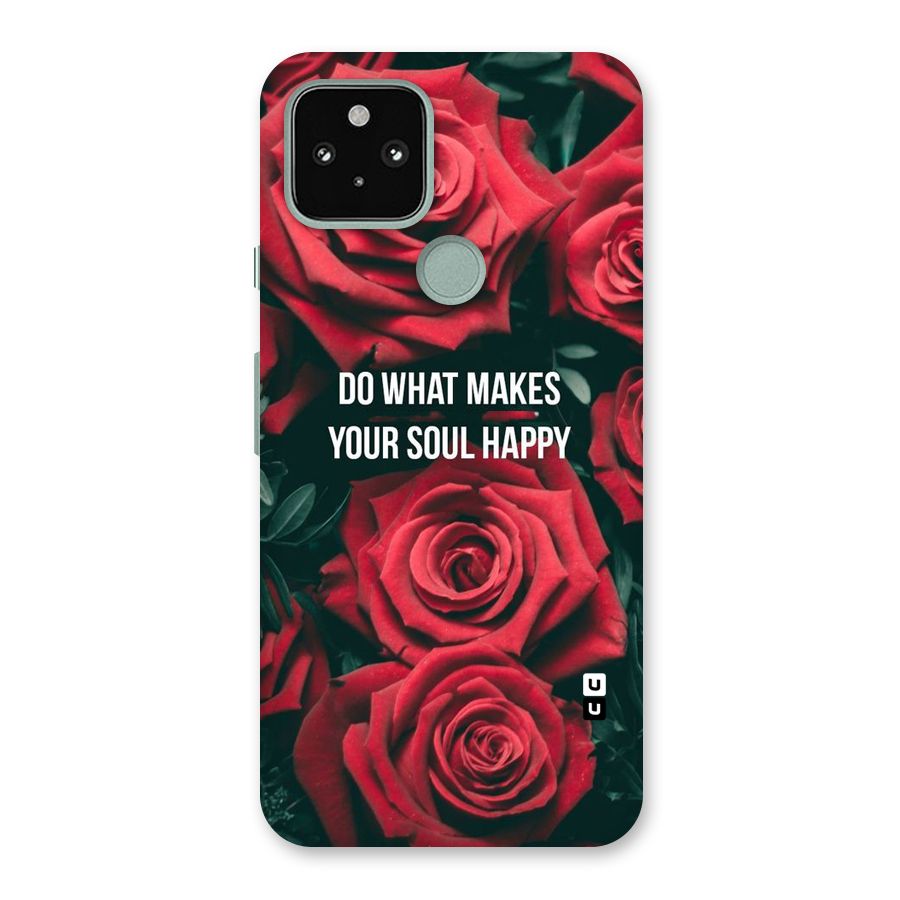 Soul Happy Back Case for Google Pixel 5